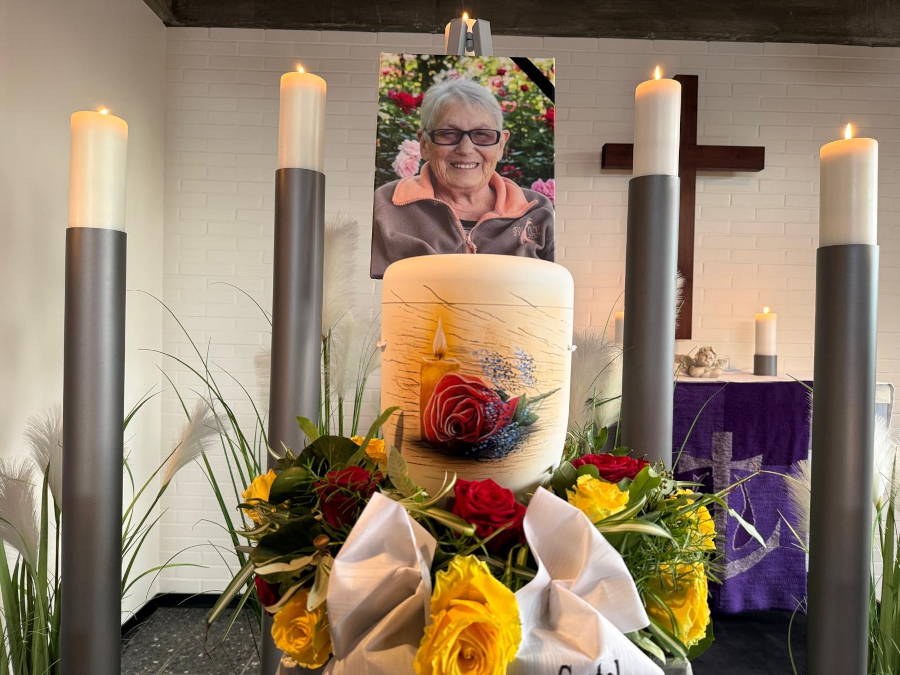 Urne mit Bild Urne mit Bild